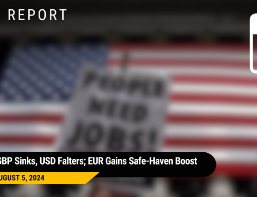 August 5, 2024: GBP Sinks, USD Falters; EUR Gains Safe-Haven Boost