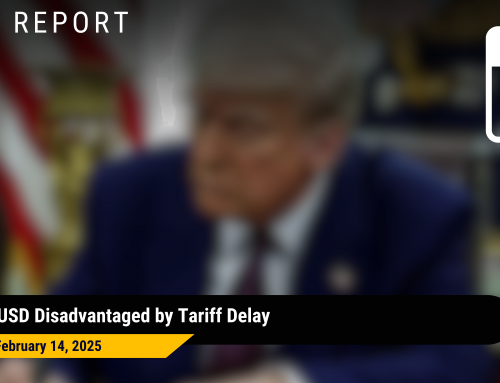 February 14, 2025: USD Disadvantaged by Tariff Delay